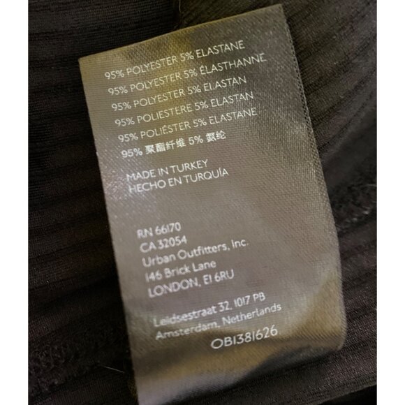 Maeve By Anthropologie Textured Black Stretch Top Small Shirt Sexy Retro Classic - Picture 4 of 6